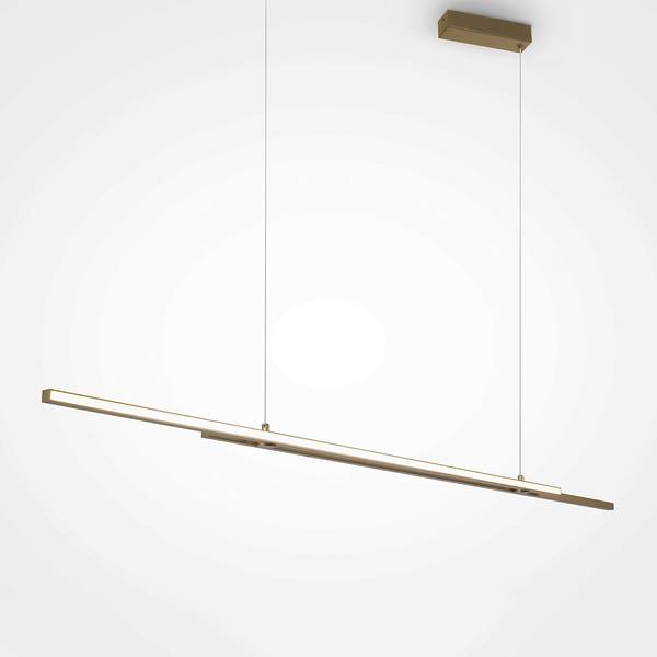 Lampada a sospensione LED Halo D Materiale plastico / Alluminio - 2 punti luce