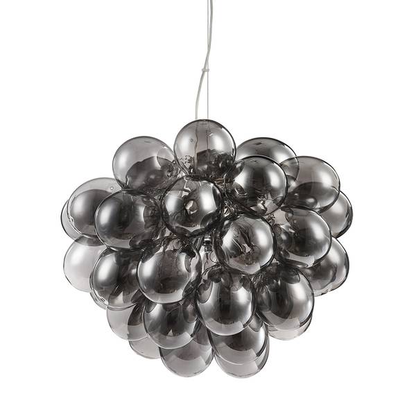 Pendelleuchte Balbo Rauchglas / Metall - 8-flammig