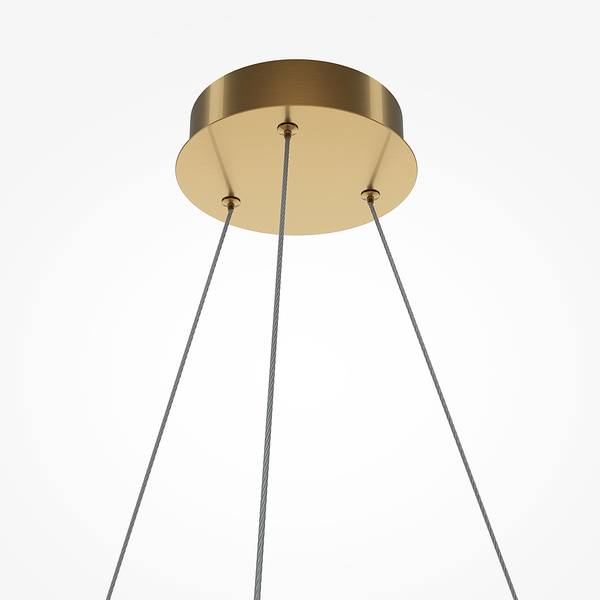 Lampada a sospensione LED Breeze Vetro acrilico / Alluminio - 1 punto luce