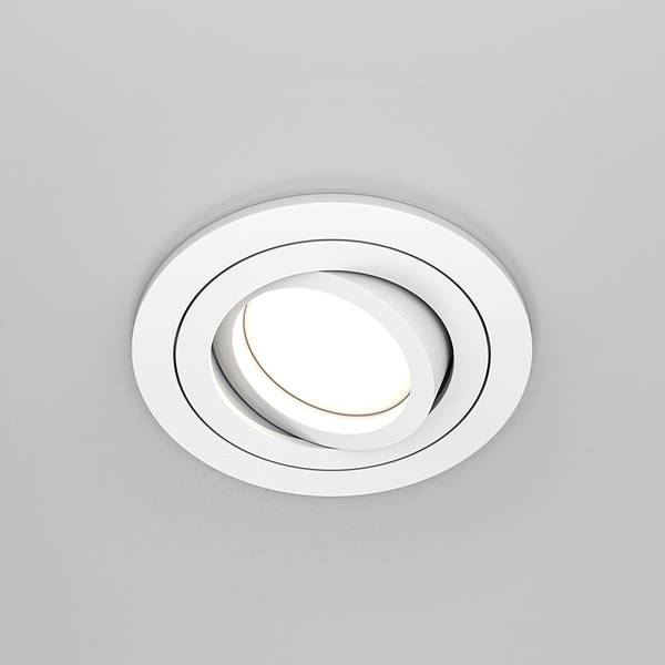 Einbauleuchte Atom Typ A Aluminium - 1-flammig - Weiß