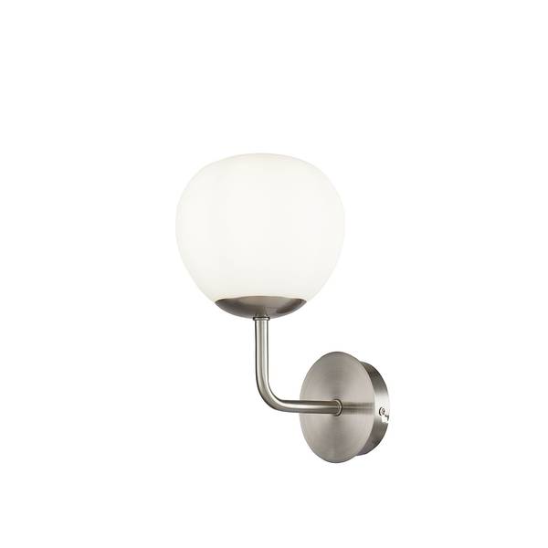 Lampada da parete Erich B Vetro opale / Metallo - 1 punto luce