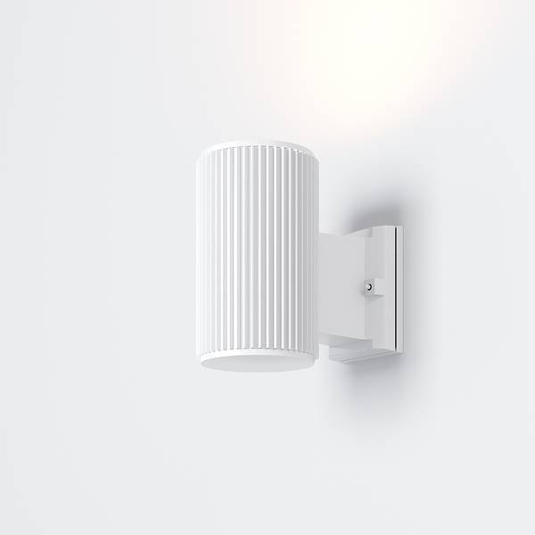 Lampada da parete Rando A Metallo - 1 punto luce - Bianco