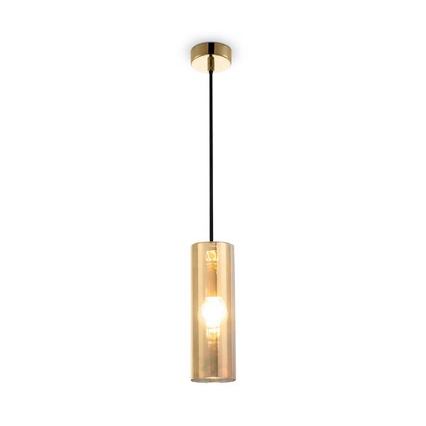 Lampada a sospensione Gioia Vetro colorato / Metallo - 1 punto luce - Dorato