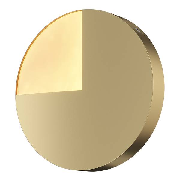 Applique murale LED Jupiter Aluminium - 1 ampoule - Diamètre : 25 cm