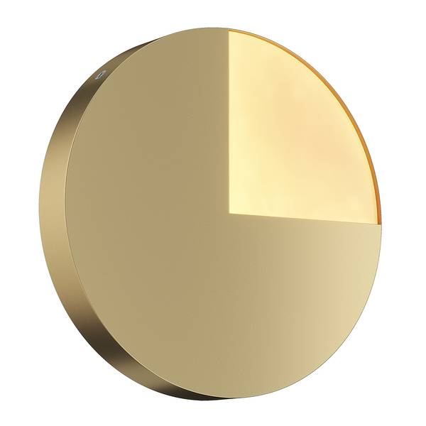 Applique murale LED Jupiter Aluminium - 1 ampoule - Diamètre : 25 cm