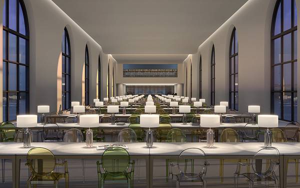 Lampada da tavolo Muse Cotone / Metallo - 1 punto luce