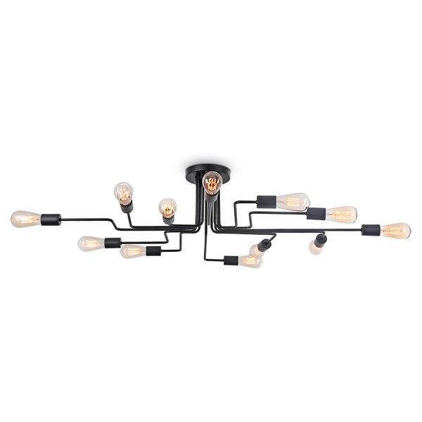 Lampada da soffitto Gilbert Metallo - 12 punti luce