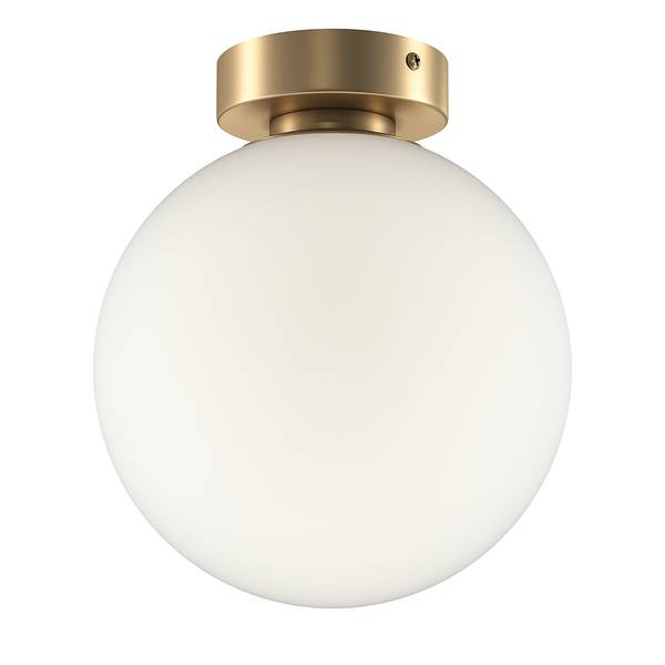 Lampada da parete Basicform C Vetro opale / Metallo - 1 punto luce