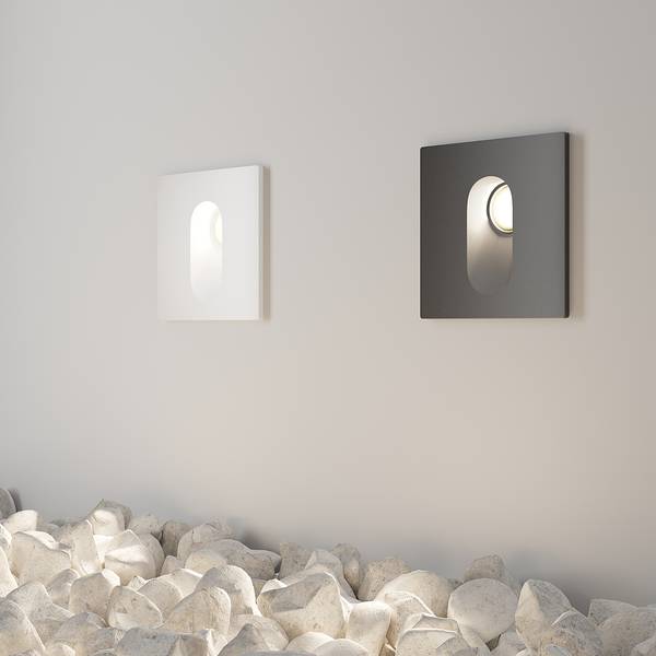 LED-inbouwspot Via Urbana aluminium - 1-lichts - grijs