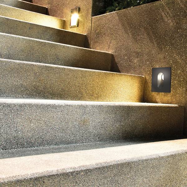 LED-inbouwspot Via Urbana aluminium - 1-lichts - grijs