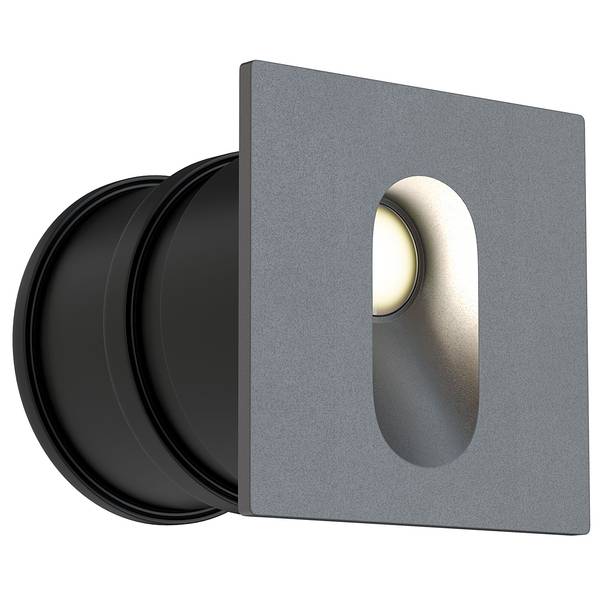 LED-inbouwspot Via Urbana aluminium - 1-lichts - grijs