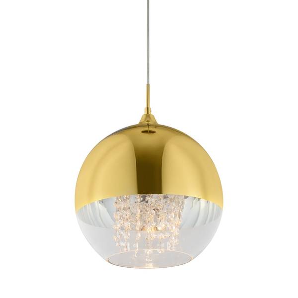 Pendelleuchte Fermi Typ A Klarglas / Metall - 1-flammig