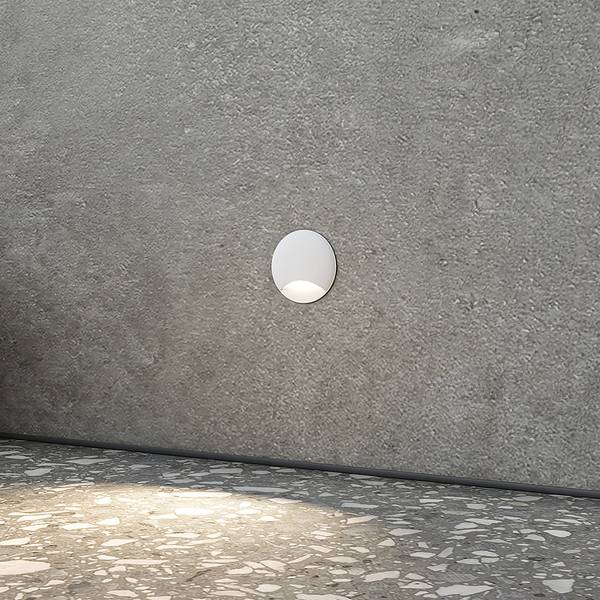 LED-inbouwspot Biscotti type B aluminium - 1-lichts - wit
