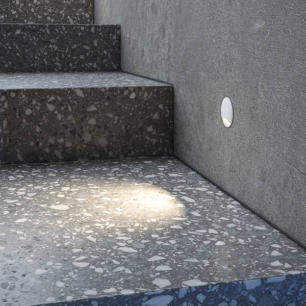 LED-inbouwspot Biscotti type B aluminium - 1-lichts - wit