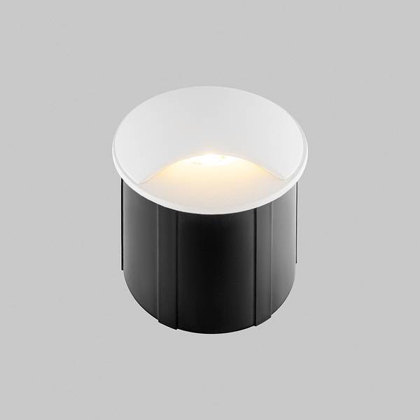 LED-inbouwspot Biscotti type B aluminium - 1-lichts - wit