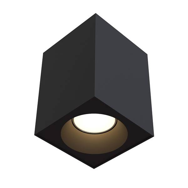 Lampada da soffitto Zoom Alluminio - 1 punto luce - Nero