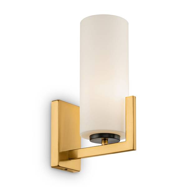 Lampada da parete Fortano Vetro opale / Metallo - 1 punto luce