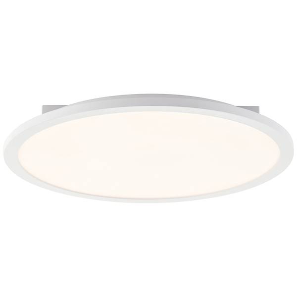 LED-Deckenleuchte Briston Rund Aluminium / Kunststoff - 1-flammig - Weiß - RGB / Multicolor