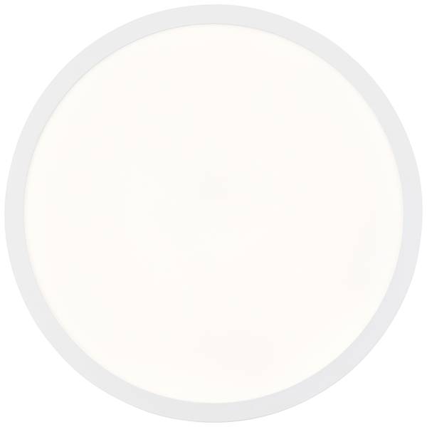 LED-Deckenleuchte Briston Rund Aluminium / Kunststoff - 1-flammig - Weiß - RGB / Multicolor