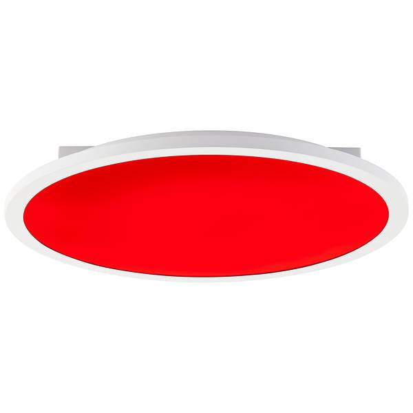 LED-Deckenleuchte Briston Rund Aluminium / Kunststoff - 1-flammig - Weiß - RGB / Multicolor