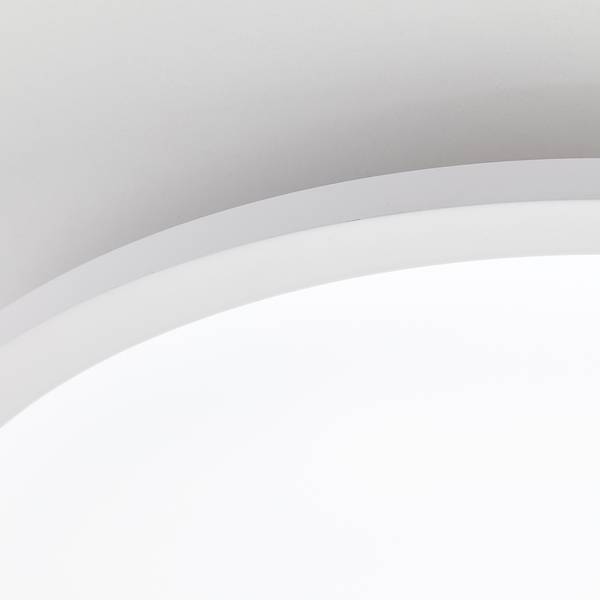 LED-Deckenleuchte Briston Rund Aluminium / Kunststoff - 1-flammig - Weiß - RGB / Multicolor