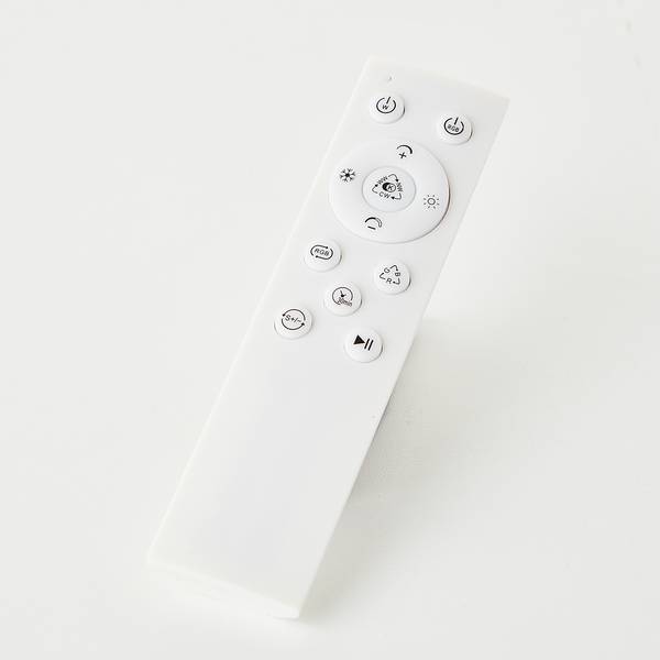 LED-Deckenleuchte Briston Rund Aluminium / Kunststoff - 1-flammig - Weiß - RGB / Multicolor