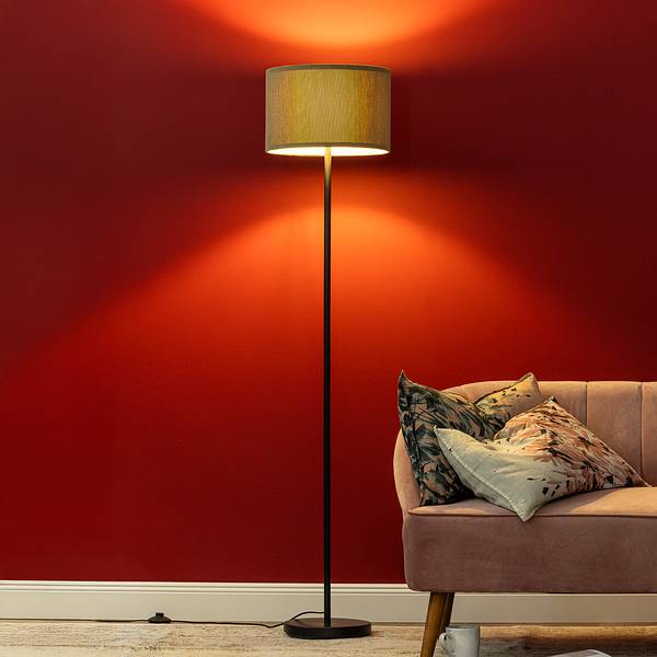 Staande lamp Tony corduroy/ijzer - 1-lichts