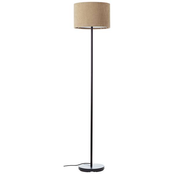 Staande lamp Tony corduroy/ijzer - 1-lichts