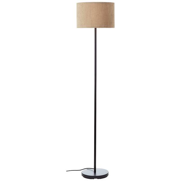 Staande lamp Tony corduroy/ijzer - 1-lichts