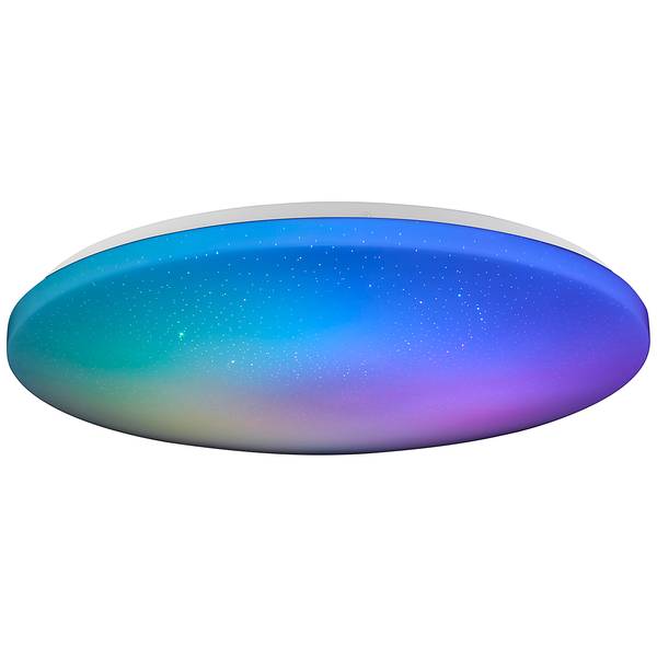 LED-plafondlamp Kieran acrylglas/ijzer - 1-lichts