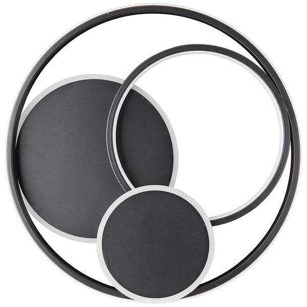 Plafonnier LED Runda Silicone / Aluminium - 1 ampoule