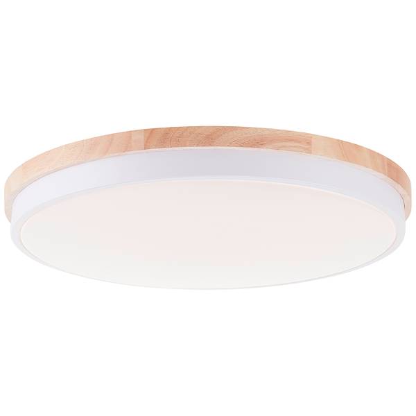 Lampada da soffitto LED Baarlo B Albero della gomma massello / Ferro - 1 punto luce - Diametro: 50 cm