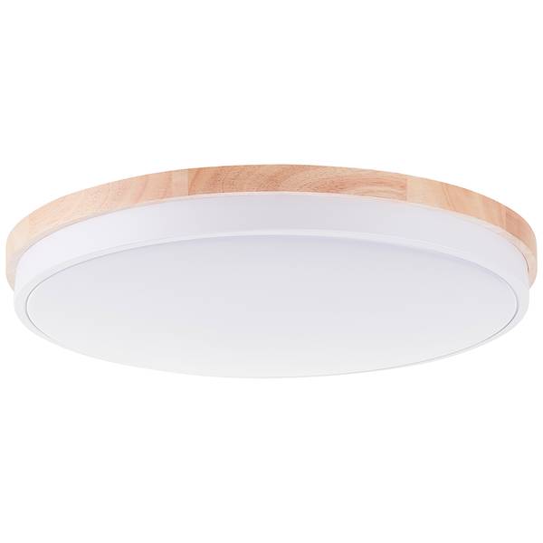 Lampada da soffitto LED Baarlo B Albero della gomma massello / Ferro - 1 punto luce - Diametro: 50 cm