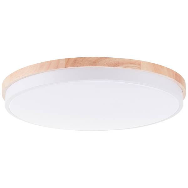 Lampada da soffitto LED Baarlo B Albero della gomma massello / Ferro - 1 punto luce - Diametro: 50 cm