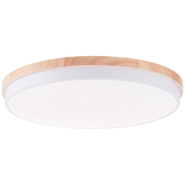 Lampada da soffitto LED Baarlo B Albero della gomma massello / Ferro - 1 punto luce - Diametro: 50 cm