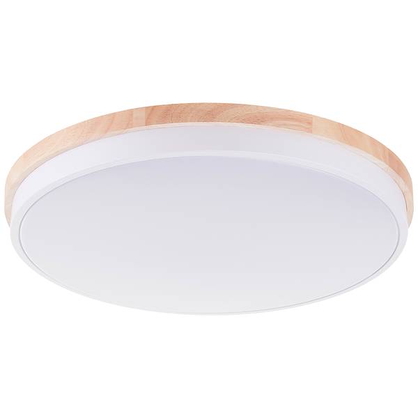Lampada da soffitto LED Baarlo B Albero della gomma massello / Ferro - 1 punto luce - Diametro: 50 cm