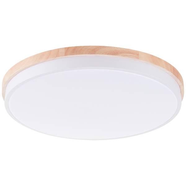 Lampada da soffitto LED Baarlo B Albero della gomma massello / Ferro - 1 punto luce - Diametro: 50 cm