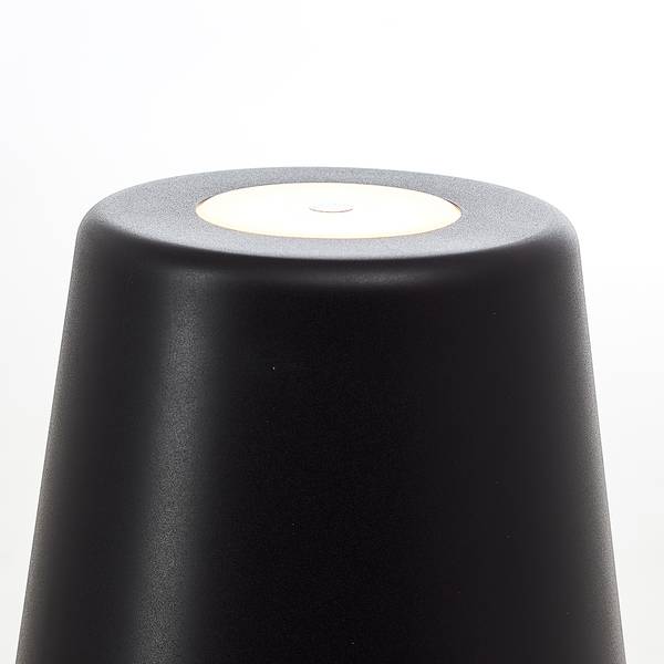 LED-Wegeleuchten Kaami Kunststoff / Eisen - 1-flammig - Schwarz