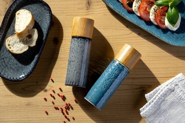 Kruidenmolen Matera type A massief acaciahout/keramiek