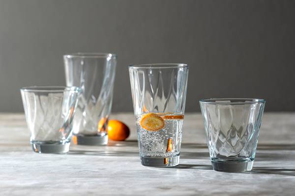 Verres Twist 12 - Lot de 12 Verre transparent - Transparent