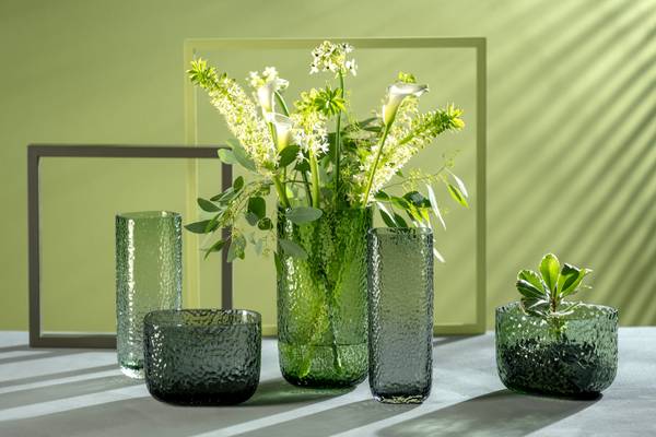 Vase Martello type A Verre coloré - Gris