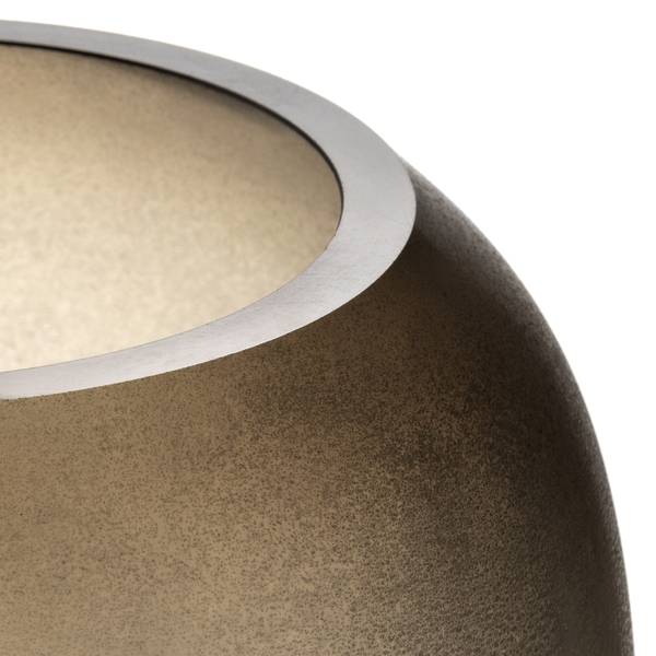 Vase Trogolo Typ B Farbglas - Taupe