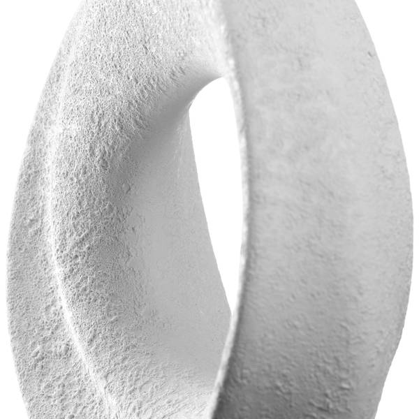 Oggetto decorativo Oggetto Ceramica - Bianco - Altezza: 17 cm