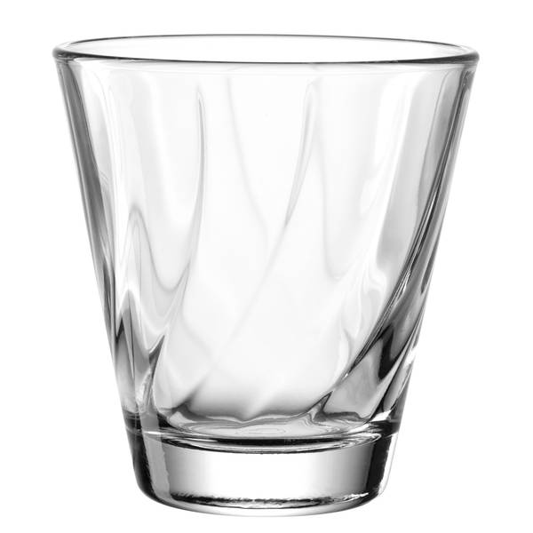 Drinkglas Twist type B transparant glas - doorschijnend - set van 6