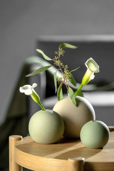 Vaso Bolla B Ceramica - Verde chiaro