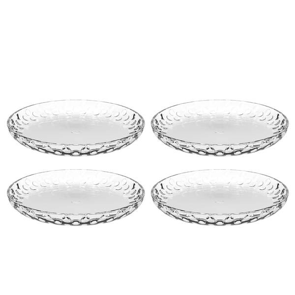 Set di 4 piatti Cucina Optik Vetro trasparente