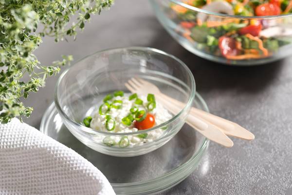 Set di 6 scodelle Cucina A Vetro trasparente