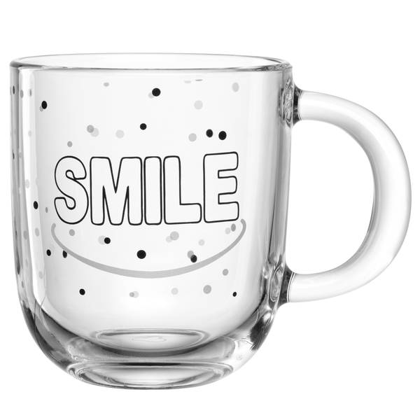 Tazza Uffico Smile Vetro trasparente
