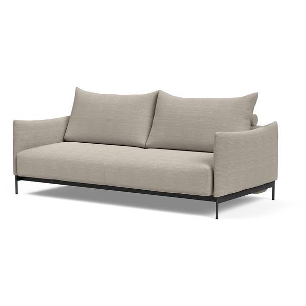 Schlafsofa Malloy Webstoff Kenya: Gravel