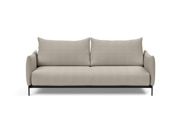 Schlafsofa Malloy Webstoff Kenya: Gravel